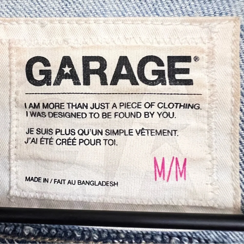 Garage Women's Light Blue Denim Jacket. Size M. - Picture 4 of 7